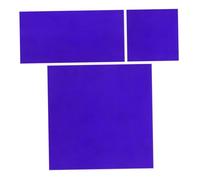 VALICLUD 2pcs Heat-resistant Cobalt Glass for Color Reaction Chemistry Experiments Laboratory Tool for School Science Education