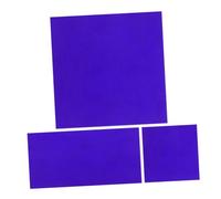 VALICLUD 2pcs Heat Resistant Cobalt Glass for Flame Color Reaction Experiments Chemistry Lab Replacement Accessory for School Science Education and Physical Supplies