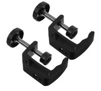VALICLUD 2Pcs Heavy Duty C Clamp Table Mounts Sturdy Woodworking Clamps for Desk Use and Multi Functional Tool for Workspaces