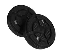 VALICLUD 2pcs Heavy Duty Round Car Lift Rubber Pads Anti-slip Jacking Stand Adapters for Stable Vehicle Support and Pinch Weld Protection in Garage and Auto Repair