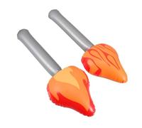 VALICLUD 2pcs Inflatable Torch Party Decoration Torch Prop Quick Inflate Reusable Flame Stage Prop for Games Competition Halloween Medieval Cosplay Sports
