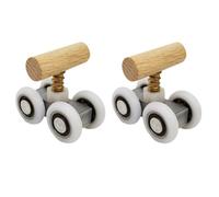 VALICLUD 2pcs Interactive Parrot Pulley for Parakeets and Parrots, Encouraging Pet Exercises and Developing Balance with Metal, Wooden, and Plastic Materials, Suitable for Home and Outdoor