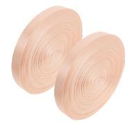 VALICLUD 2pcs Khaki Elastic Band for Pointe Shoes and Dance Slippers, 3/4 Inch Wide Polypropylene Stretch Ballet Shoe Strap with Adjustable Fit and Freedom of Movement for Dance Sessions