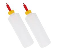 VALICLUD 2pcs Lamb Bottle Feeder 400ml Plastic Nursing Bottle for Lamb, Calf, Goat, Sheep, Puppy, Small Animal Milk Feeder for Pet Care and Professional Farms