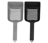 VALICLUD 2pcs Lizard Dung Sieve Reptile Box Cleaner Tools Easy to Clean Plastic Scoop for Filtering Feces in Sand Suitable for Reptiles