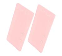 VALICLUD 2Pcs Magnetic Acrylic Eyelash Extension Board Transparent Lash Display Pallet Tray for Precise Grafting with Stable Work Surface and Easy Maintenance