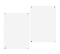 VALICLUD 2pcs Magnetic Dry Erase Board for Fridge, Acrylic Small Planning Board with Easy to Wipe Surface, Refrigerator Whiteboard for Daily Notes and Meal Planning