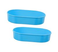 VALICLUD 2pcs Medical Pill Counting Tray Plastic Medication Organizer Hospital Cart Dispenser Dish Small Holder for Tablets and Tools in Clinics