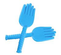 VALICLUD 2pcs Meridian Massage Pat Vibrating Hand Held Fitness Massage Stick Silicone Hammer Pad for Body Knock Pressure Point