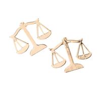 VALICLUD 2pcs Metal Scales Lapel Pin for Men Elegant Justice Lawyer Brooch Badge for Suit and Shirt Collar Stylish Metal Brooch Accessory Symbolizing Fairness and Balance