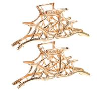 VALICLUD 2pcs Metal Spiderweb Hair Claw Clips Stylish Decorative Hair Accessories for Women Durable Jaw Clip for and Elegant Styling for Any Occasion