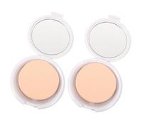 VALICLUD 2pcs Mini Cushion Foundation Puff Case Makeup Empty Box for Face Powder Puff Storage