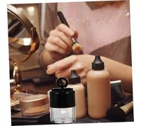 VALICLUD 2Pcs Mini Refillable Loose Powder Box Portable Compact Travel Case with Sifter for Honey Powder and Pearl Storage