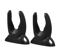 VALICLUD 2pcs Multifunctional Barcode Scanner Stand with Stable Base and Wall Mount Bracket, Space-saving Plastic Holder for Handheld Scanners, for Retail Stores and Warehouses