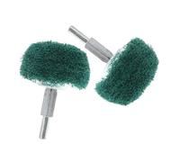 VALICLUD 2pcs Mushroom-shaped Polishing Pad Buffing Wheel for Rotary Tools High-performance Fiber Abrasive Grinding Head for Metal Stainless Steel Aluminum Jewelry Wood Plastic Ceramic