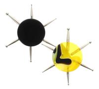 VALICLUD 2pcs Nail Gel Pens with Dual Heads for Accuracy and Carving, Acrylic Material round Shape Manicure Dotting Suitable for Ceramic and DIY Work