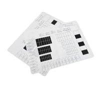 VALICLUD 2pcs Nail Practice Table Mat Silicone Palette Pad Nail Art Photo Background Manicure Board for Salon Training