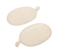 VALICLUD 2pcs Natural Loofah Bath Towels Body Exfoliator Back Scrubber Bathroom Accessories Exfoliating Sponge Bath Body Cleaner