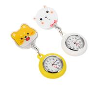 VALICLUD 2pcs Nurse Fob Watch with Clip Design Telescopic Function Date and Weekday Creative Accessories for Medical Professionals for Nurses and Doctors