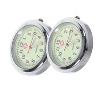 VALICLUD 2pcs Nurse Watch Quartz Watch Dial Set with Glass Material Featuring Creative Concise and Generous Design for Manual DIY Use