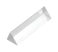 VALICLUD 2pcs Optical Triangular Crystal Prism for Physics Teaching and Photography High Precision Light Refraction Portable Crystal for Science Experiments and Artistic Sun Catcher Decor