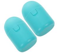 VALICLUD 2pcs Organizer Storage Box for Women Disinfection Sterilize Box Microwave Steamer Compact Portable for Home Travel Camping