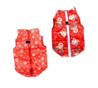 VALICLUD 2pcs Pet Cotton Jacket for Dogs Warm Winter Dog Coat Set for Outdoor Adventures and Cold Weather Comfort