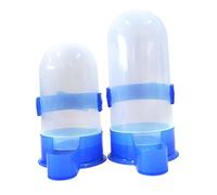 VALICLUD 2pcs Plastic Bird Drinking Bowls for Parrots and Canaries with Smooth Surface, Safe for Pets Mouths, Suitable for Cage Use, Automatic Feeder Water Dispenser Random Color