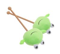 VALICLUD 2Pcs Portable Cartoon Frog Massage Sticks for Body Relief Stress Relaxation Meridian Comfort Knock Massager Tools for Office and Home Use