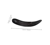 VALICLUD 2pcs Portable Chinese Acupuncture Massage Pen Natural Horn Scraping Stick for Deep Tissue Acupressure Ergonomic Design for Neck Foot Back Relief and Skin Elasticity Enhancement