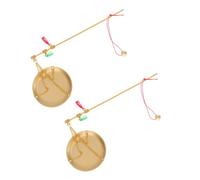 VALICLUD 2pcs Portable Handheld Copper Scale for Precision Weighing of Herbs and Spices Vintage Design Kitchen Scale for Traditional Chinese Medicine and Baking