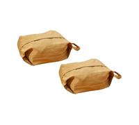 VALICLUD 2pcs Portable Multi-Function Travel Cosmetic Bags with Sturdy Zipper Lightweight Compact Storage Accessory for Socks Underwear and Toiletries Convenient Handheld Organizer for