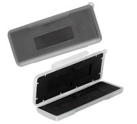 VALICLUD 2pcs Portable SSD Protection Case with Soft Foam Lining and Plastic Shell, Hard Disk Protection Storage Box to Protect from Moisture, Suitable for Computer Accessories and Travel