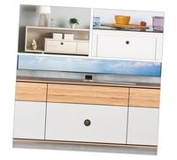 VALICLUD 2pcs Pulls with Lion Head Design Zinc Alloy Wardrobe Door Handles in Bright Ancient Color Furniture Replacement for Cabinets and Dressers