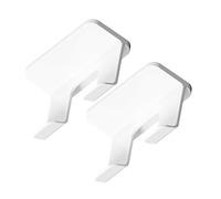 VALICLUD 2Pcs Punch Hair Dryer Rack Wall Mounted Storage Shelf for Bathroom Bedroom Makeup Room and Barbershop Durable Hair Dryer Holder with Excellent Load Bearing