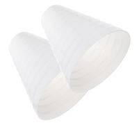 VALICLUD 2pcs PVC Dryer Duct Connector Inline Reducer and Increaser Adapter for Vent Pipes Suitable for 80-200mm Diameter, Sturdy and Secure Connection for Home and Apartment Ventilation