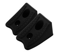 VALICLUD 2pcs Reliable Camper Wheel Chocks for Rvs and Trucks Heavy-duty Plastic Tire Blocks with Maximum Grip for Off-road Road Vehicles Ensuring Safe Parking and Firm Wheel Positioning