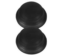 VALICLUD 2pcs Replacement Umbrella Caps for Broken Parasol Umbrella Tip Cover Sturdy Material Easy Installation Black Accessories