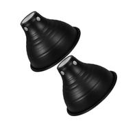 VALICLUD 2pcs Reptile Dome Lamp Shade with Reflective Surface for Uniform Heat Distribution Enhanced Light Focus Terrarium Fixture for Bearded Dragon Turtle Snake Lizard