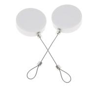 VALICLUD 2pcs Retractable Anti-Theft Cable Box with 90cm Steel Security Wire for Luggage, Remote Tether Cord and Digital Device Display - Adjustable Security Lock for Retail Store