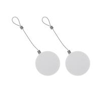 VALICLUD 2pcs Retractable Anti-Theft Steel Cable Lock 90cm Safety Security Wire with Automatic Retractable Case for Retail Display, Electronics, and Remote Controls