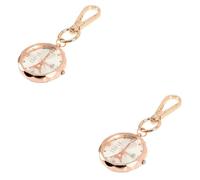 VALICLUD 2pcs Retro Pocket Watch for Women and Men Fashion Accessory Luminous Dial Design for Daily Wear Nursing Duty