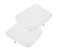 VALICLUD 2pcs Reusable Fine Mesh Brewing Bags with Adjustable Drawstring Filter Strainer for Homebrew Beer Nut Milk Grain and Fruit Wine Large Polyester Filter Sacks