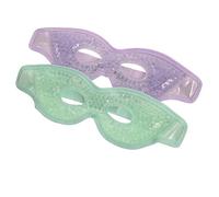 VALICLUD 2pcs Reusable PVC Eye Cooling Patches with Soft Gel Material for Cold Therapy and Relieving Swollen Eyes, for Travel and Meeting Use