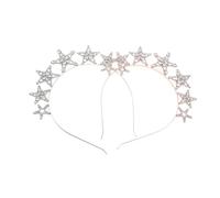 VALICLUD 2Pcs Rhinestone Star Headband Crystal Tiara Hair Accessories for Weddings Birthdays and Parties Options for Unique Style and Festive Celebrations