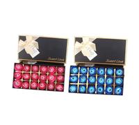 VALICLUD 2Pcs Rose-Shaped Soap Flower Set 18 Soap Roses Per Box Creative Mother’S Day Present for Bath and Shower Color Randomized Packaging Random Color