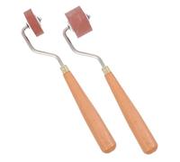 VALICLUD 2pcs Rubber Roller for Printmaking Ink Brayer with Versatile Application and Easy to Operate Design, Suitable for Crafting and Art, Ink Roller for Vinyl, Watercolor, and Acrylic