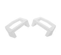 VALICLUD 2pcs Rv Roof Rack Luggage Strap Handles White - Camper Cargo Strap Pull Handles for Trailer Touring, Rv Kayak Rack Accessories, Car Roof Pull Spare Parts