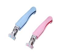 VALICLUD 2pcs Scalding Plate Clamp with Flexible Grippers Hot Dish and Bowl Lifter for Oven Microwave Steamer Safe Tray and Pot Handling Clips in Pink Blue
