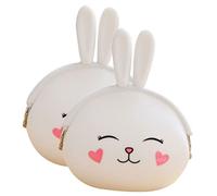 VALICLUD 2pcs Silicone Coin Purse Rabbit Small Coin Bag for Women Card Wallet for Girls Holder Cute Wallet